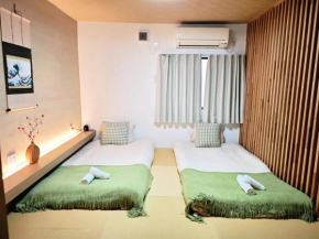 月見x天下茶屋x一戸建て 和モダンの贅沢ステイ 3つの浴室&d完備 交通便利 関西空港直通 備品完備 地下鉄徒歩5分